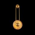 Zenith Echo Modern Gold Wall Lamp with Dual Discs