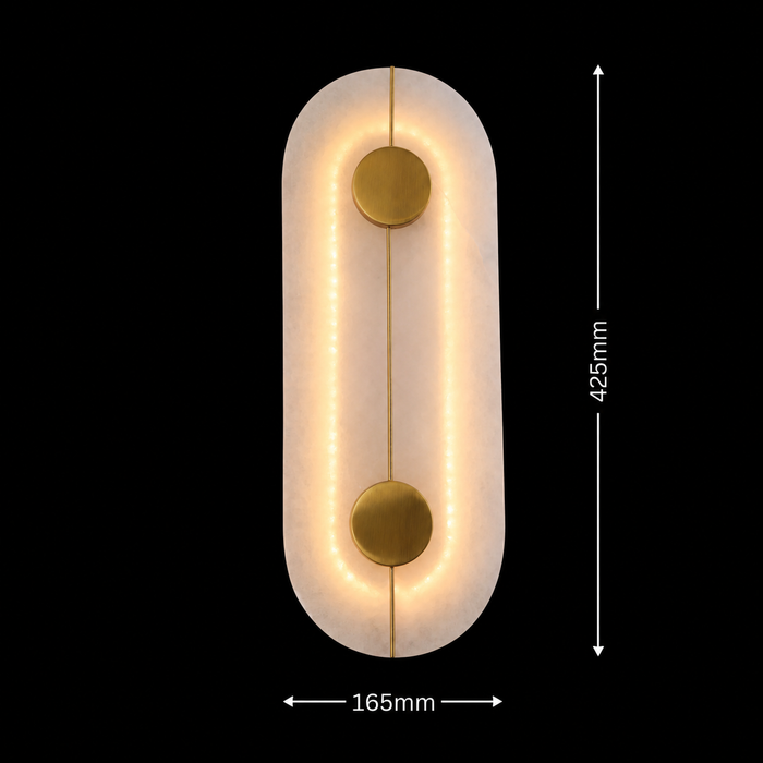 Zenith Glow Ambient Marble LED Wall Light