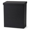 Zwarte Wandbrievenbus GB026 Bovenuitname (RAL 9005) - Doika - Brievenbus - Geroba -  - BOROS1